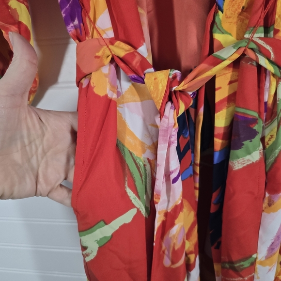 Natori Kira Midi Robe Medium Silky Bright - Picture 6 of 8